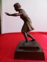Кралица Ингрид 1968г. Бронзова Статуетка , Пластика , Фигура, снимка 4