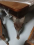 Комплект старинни мебели бюфет, витрина, маса, 6 стола, снимка 4