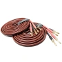 2 X 4m HiFi OFC Audio Speaker Cables Gold-Plated Banana Plugs 2x2.5mm, снимка 2