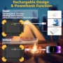 LED прожектор акумулаторен T-SUNUS USB IP65, снимка 3