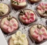 7 цветчета цветенца цвете цветя островърхи силиконов молд форма фондан шоколад смола гипс декор, снимка 2