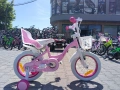 X Детски велосипед 14" FLOWER pinky, снимка 1