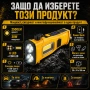 Мощен акумулаторен LED фенер със соларен панел къмпинг лампа осветление за аварии автомобил палатка, снимка 4