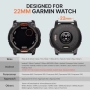 Нова Силиконова магнитна каишка за Garmin Fenix Instinct 22mm часовник, снимка 6