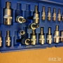 CORNWELL TOOLS 34части 1/4 3/8 1/2 качествени камъни вложки тип звезда, снимка 3