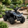 Детско акумулаторно ATV 6V 25W – Електрическо ATV с LED светлини за деца 1.5+ години, черно, снимка 1