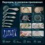 Луксозен подаръчен комплект от мощни увеличителни ръчни лупи за четене на книги подарък с дръжка , снимка 2