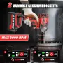 SEYVUM акумулаторен ударен гайковерт 400 Nm, 21V, снимка 4