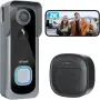 ieGeek Bell J9 Безжичен видео звънец с камера 2K 3MP, Wi-Fi, двупосочно аудио, PIR детекция, снимка 1