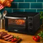 Електрическа фурна Domedia 20L, 1300W, 3 програми, черна, снимка 2