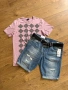 H&M Мъжки нови жестоки къси дънки, снимка 1