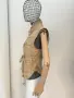 DIESEL памук и лен елек сафари XS, снимка 3