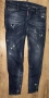 Dsquared2 100% Оригинални дамски дънки   с ципове, размер 34 (XS/S), снимка 1