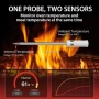 ARMEATOR A1 Безжичен Bluetooth термометър за месо – Смарт термометър за BBQ, грил, пушилня и фурна, снимка 4