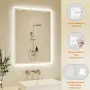 LED огледало за баня с подсветка, анти-мъгла и водоустойчивост IP44, 50х70 см, снимка 4