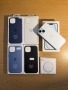 iPhone 15 256GB Blue с 4 оригинални калъфи и MagSafe, снимка 1