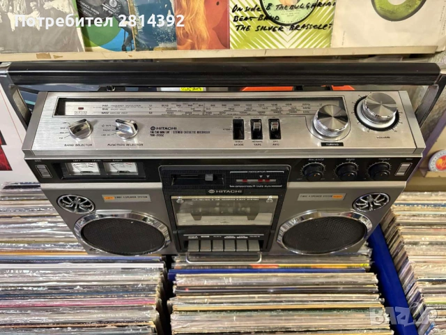 Касетофон HITACHI TRK-8155E Lamborghini Boombox Японска легенда Корекомска класика, снимка 3 - Радиокасетофони, транзистори - 54793630