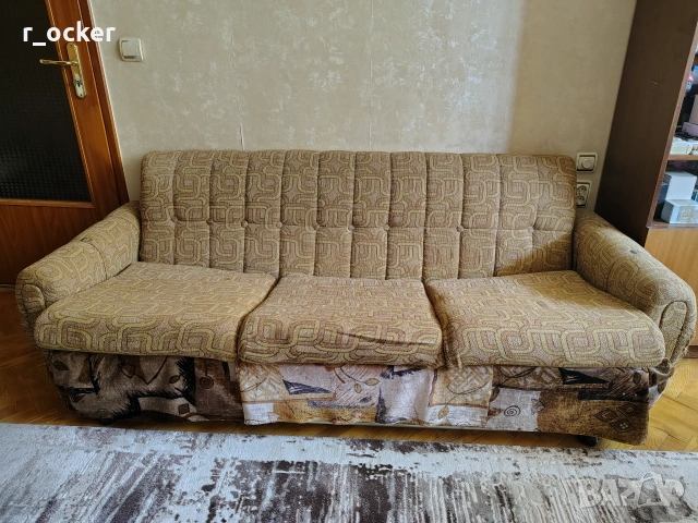 Триместен диван, снимка 2 - Дивани и мека мебел - 55145815