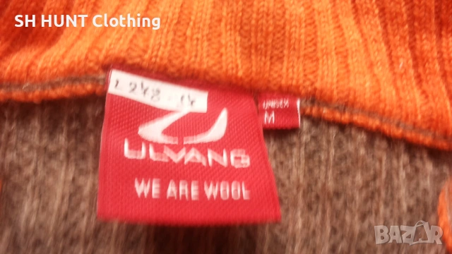 ULVANG 100% WOOL Sweater 1/2 Zip размер M за лов риболов блуза 100% Вълна - 2682, снимка 11 - Екипировка - 54755685