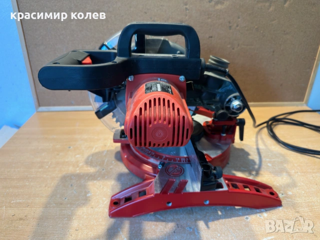 Einhell TC-MS 2112 - Настолен циркуляр 1600W 210mm , снимка 8 - Триони и циркуляри - 55086902