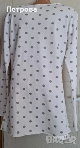 Дамска блуза на точки, снимка 2 - Блузи с дълъг ръкав и пуловери - 54317764