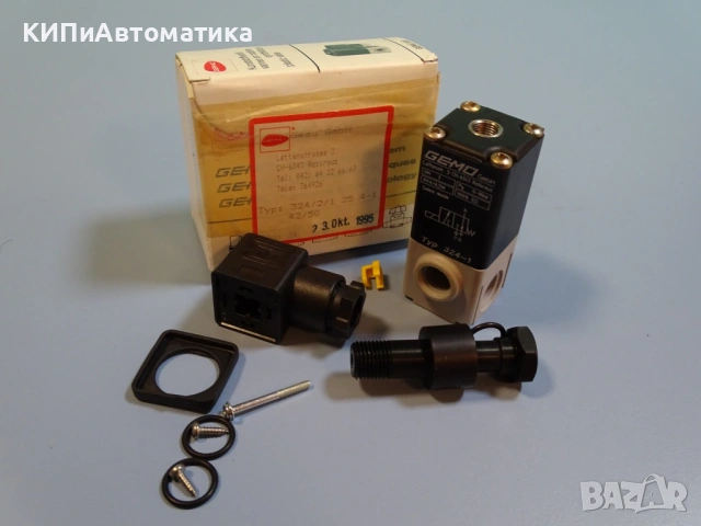 магнет вентил GEMU TYP 324-1 pilot solenoid valve 42V/50Hz