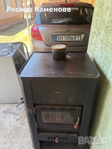 Камина Prity KW14/17 с водна риза - използвана, снимка 2 - Камини - 54108068