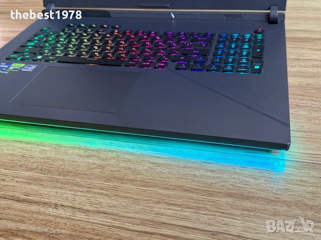 240Hz Asus ROG Strix 18`Core i9-14900HX/RTX 4070/32GB DDR5/1TB SSD/Гаранция 1г/ROG Nebula, снимка 3 - Лаптопи за игри - 54700027