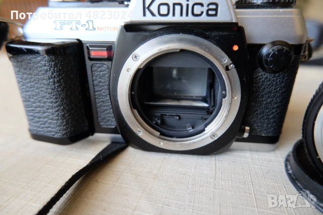 Konica FT-1 Motor & Konica Hexanon AR 28mm f3.5 Lens. Konica AR Mount, снимка 9 - Фотоапарати - 54516698