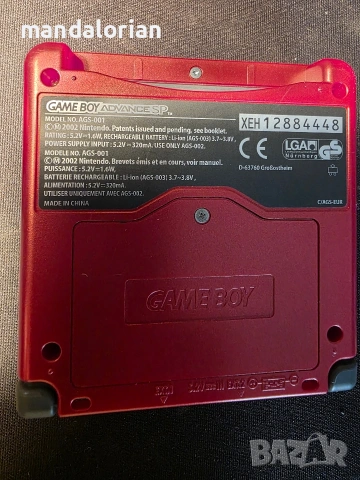 Nintendo Game Boy Advance SP Pokemon Groudon Edition., снимка 3 - Игри за Nintendo - 54406951