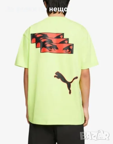 PUMA x PAM Unisex Graphic Тee Green Дамска Зелена Тениска👕Дамска Блуза С Къс Ръкав Код P2881, снимка 2 - Тениски - 55509558