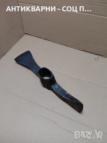 Соц Стара Ръчно Кована Голяма Киркобрадва 2.300кг. НОМЕР 886., снимка 6 - Антикварни и старинни предмети - 54101980