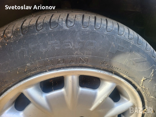 Джанти 16" с гуми за МЕРЦЕДЕС В210 MERCEDES W210, снимка 6 - Гуми и джанти - 55253215