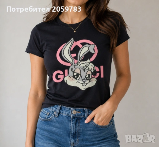 Дамска тениска Gucci , springfield,loewe