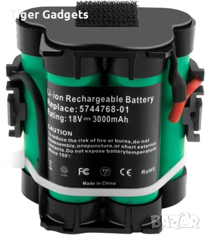 Батерия ADVTRONICS 18V 3.0Ah за роботизирани косачки Gardena, Husqvarna и McCulloch