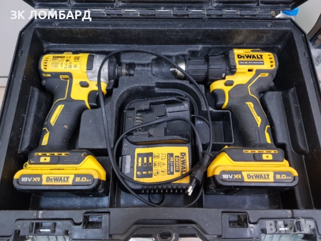Комплект DeWALT акумулаторни инструменти, снимка 2 - Куфари с инструменти - 54699020