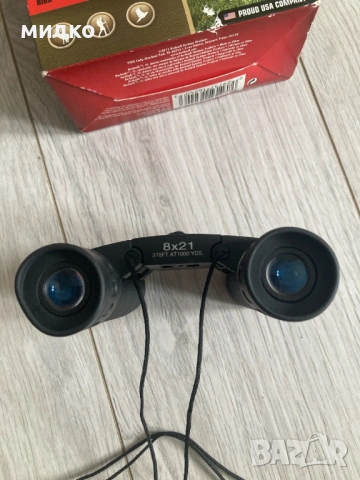 Бинокъл Bushnell Powerview 8x21 FRP, снимка 5 - Екипировка - 54145961
