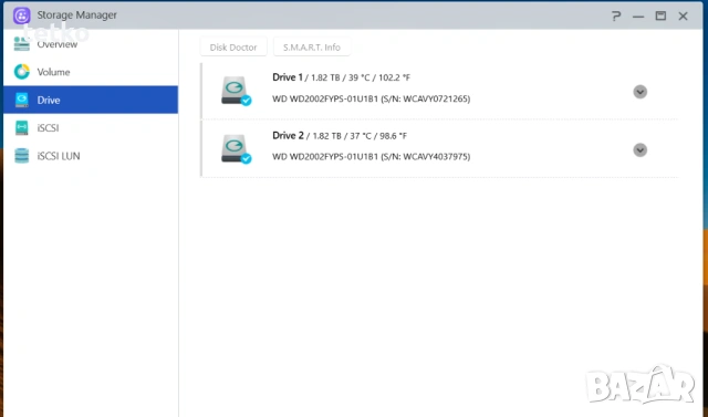 файлов сървър Asustor NAS AS3104T 2X 2TB WD HDD, снимка 8 - За дома - 54478731