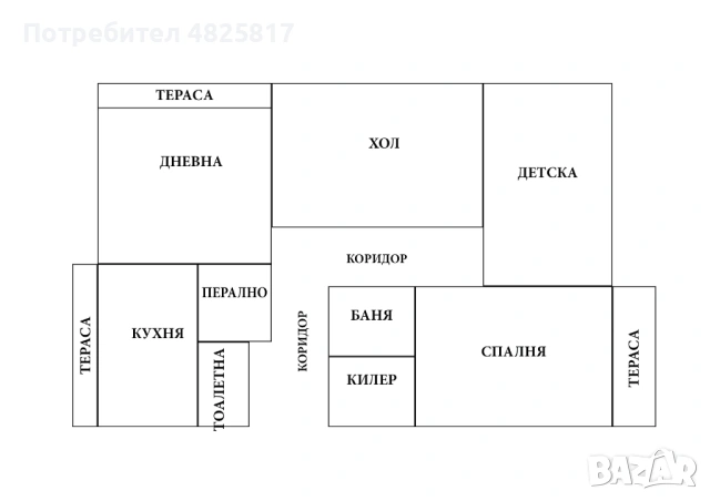 Продава МНОГОСТАЕН в центъра, снимка 2 - Апартаменти - 54615121