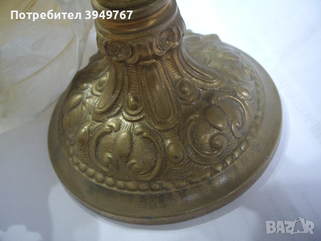 Стара газова лампа., снимка 5 - Антикварни и старинни предмети - 54531248