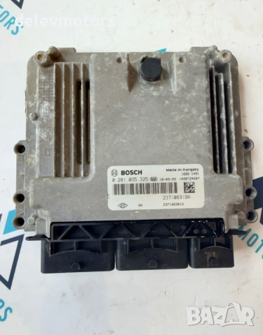0281035325, 23706319R ECU компютър за двигател от Renault Clio 1.5 DCI, 90 ph, 5sk., engine K9K628, снимка 5 - Части - 54679174