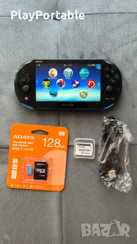 Modded Ps Vita 2000 Black/Blue 128GB/256GB with games