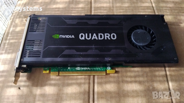 Видео карта Nvidia Quadro K4000 3GB GDDR5 192bit PCI-E, снимка 5 - Видеокарти - 54621262
