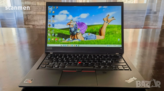 Продавам Гаранционнен Lenovo ThinkPad T14/IPSматFHDсKам/12x2.1ghzThr/16gb/nVme256gb/AmdRadeon/СветКB, снимка 2 - Лаптопи за игри - 54939751