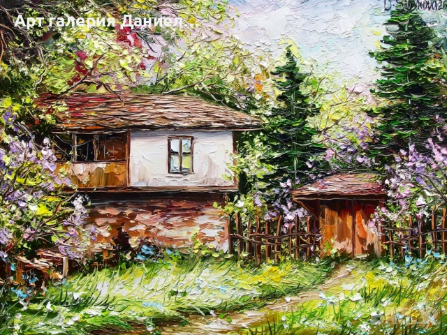 Красив пролетен пейзаж - Аромат на люляк