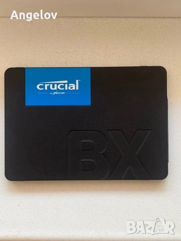 SSD Crucial BX500 480GB – 2.5" SATA III – Отлично състояние (97% здраве), снимка 2 - Твърди дискове - 54987772