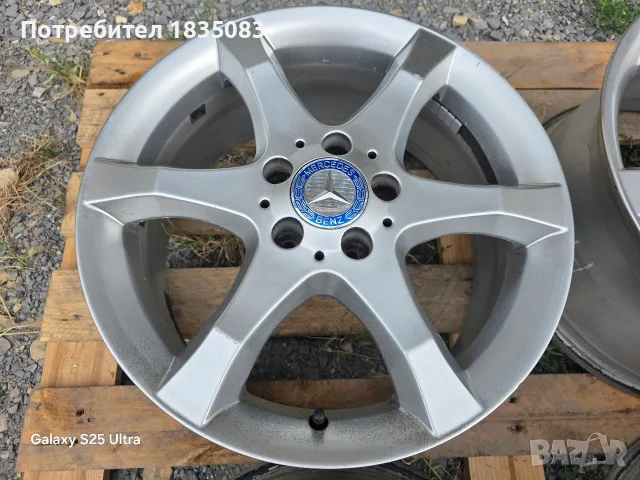 Лети джанти 17ки 5х112 Mercedes Sport Pack, снимка 4 - Гуми и джанти - 55408075