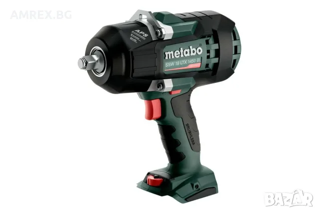 Акумулаторен ударен гайковерт Metabo 18V – 1450 Nm, 1/2"