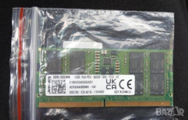 Нова Рам Kingston 16GB DDR5 5600mgh 