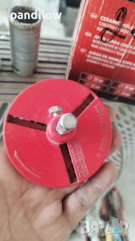 Комплект боркорони за плочки,фаянс,,гранитогрес и дърво, снимка 4 - Диамантени и режещи инструменти - 54051336